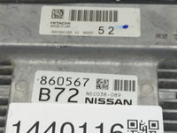 2018 Nissan Pathfinder PCM Engine Control Computer ECU ECM PCU OEM P/N:BED40A-300 NEC038-089 Fits Fits 2019 2020 OEM Used Au