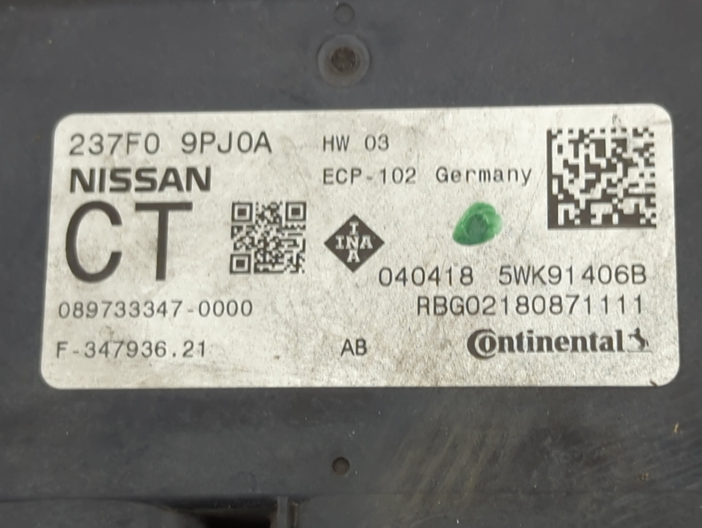 2018 Nissan Pathfinder PCM Engine Control Computer ECU ECM PCU OEM P/N:237F0 9PJ0A 5WK91406B Fits Fits 2019 2020 OEM Used Au