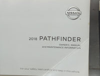 2018 Nissan Pathfinder Owners Manual Book Guide P/N:OM18EA 0R52U0 OEM Used Auto Parts - Oemusedautoparts1.com