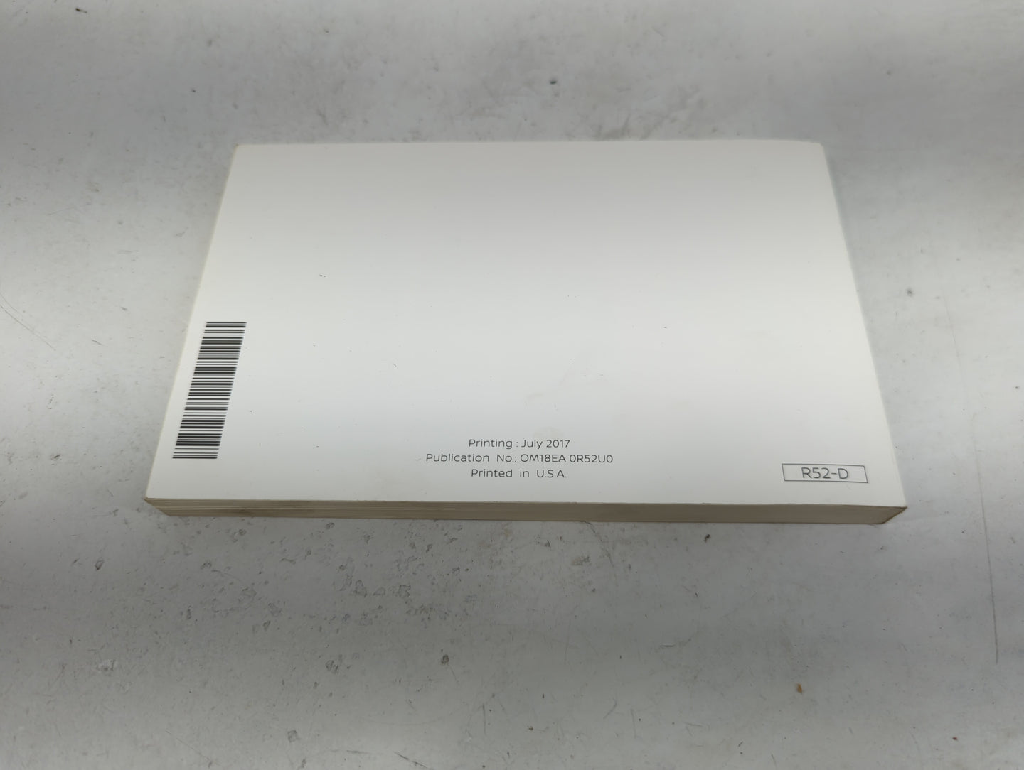 2018 Nissan Pathfinder Owners Manual Book Guide P/N:OM18EA 0R52U0 OEM Used Auto Parts - Oemusedautoparts1.com