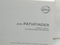 2018 Nissan Pathfinder Owners Manual Book Guide P/N:OM18EA0R52U0 OEM Used Auto Parts - Oemusedautoparts1.com