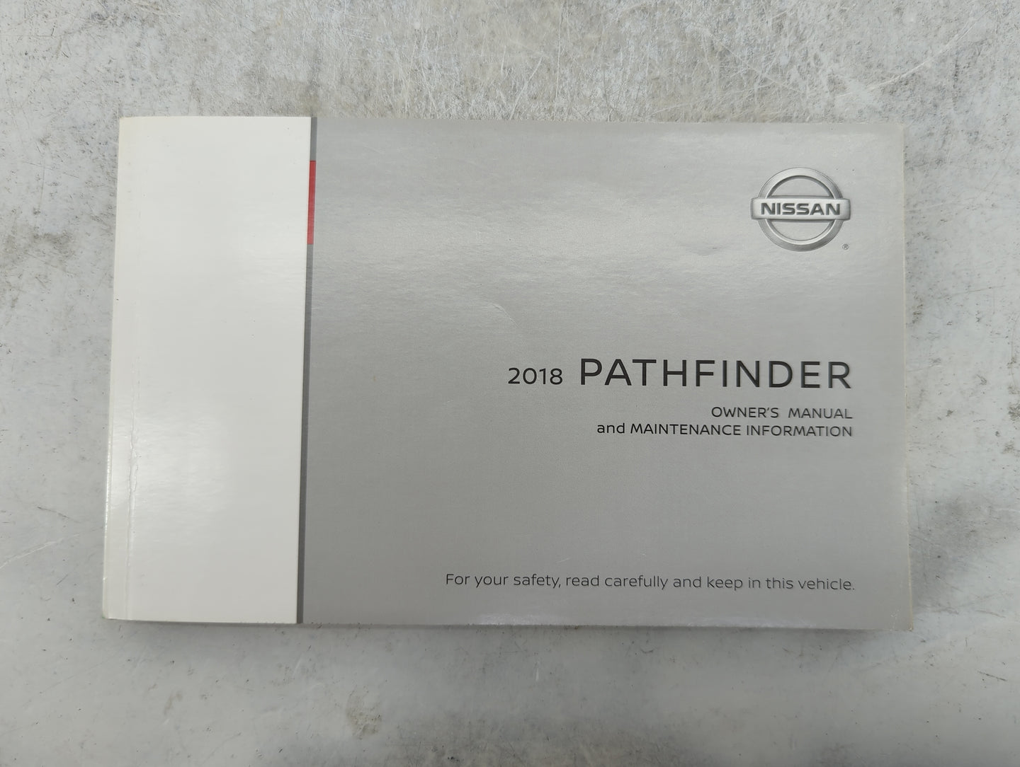2018 Nissan Pathfinder Owners Manual Book Guide P/N:OM18EA 0R52U0 OEM Used Auto Parts - Oemusedautoparts1.com