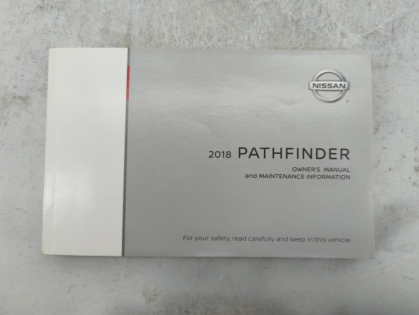 2018 Nissan Pathfinder Owners Manual Book Guide P/N:OM18EA 0R52U0 OEM Used Auto Parts - Oemusedautoparts1.com