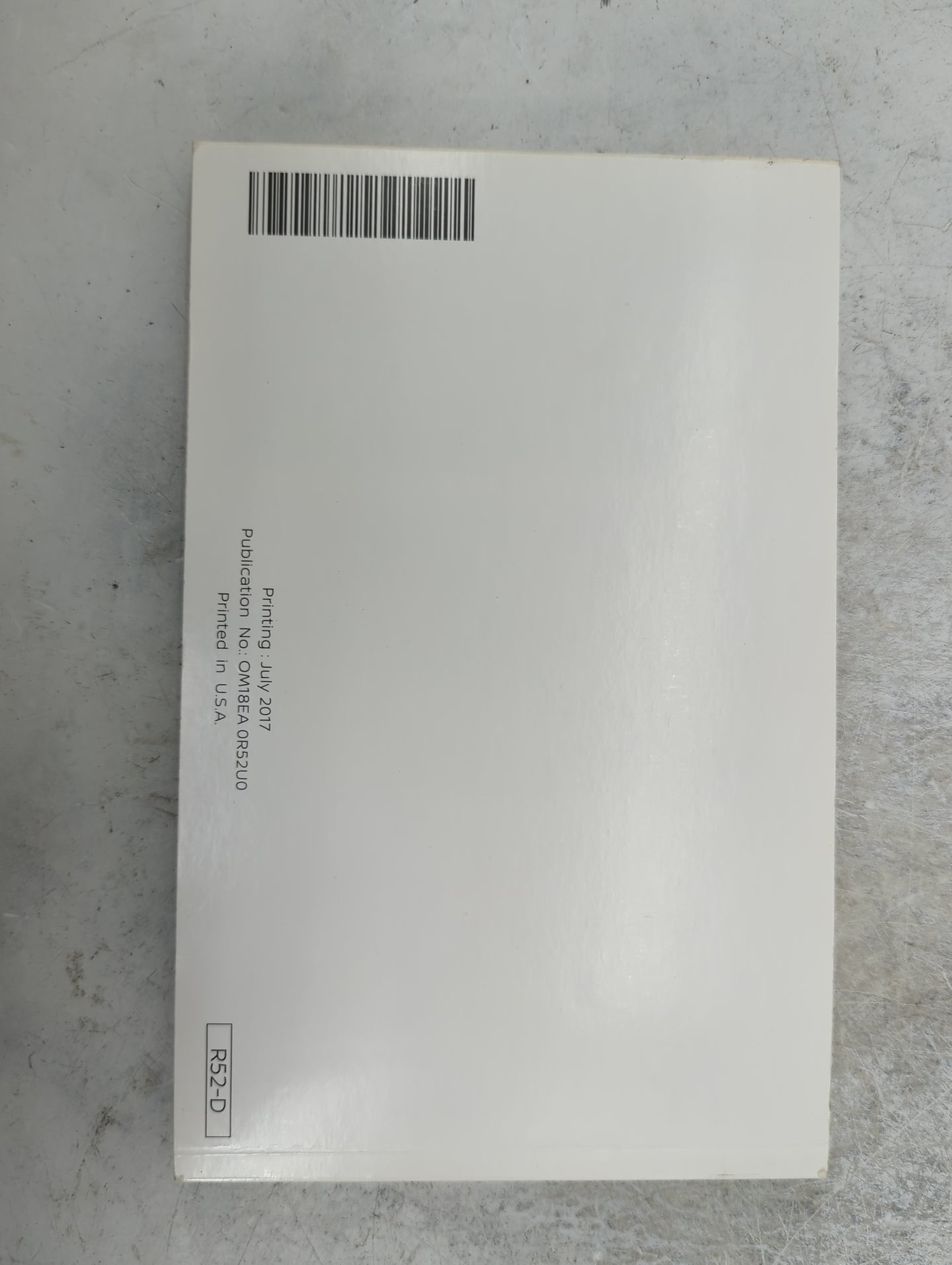 2018 Nissan Pathfinder Owners Manual Book Guide P/N:OM18EA 0R52U0 OEM Used Auto Parts - Oemusedautoparts1.com