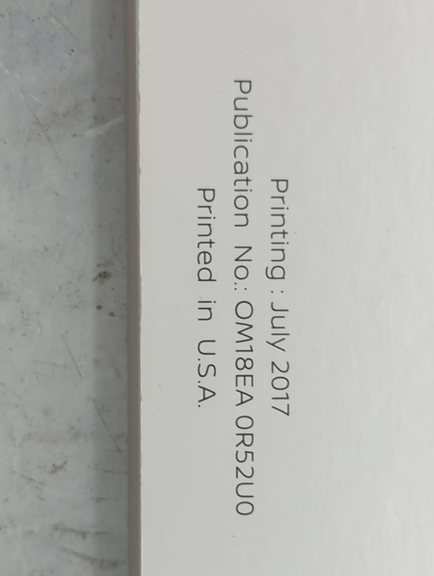 2018 Nissan Pathfinder Owners Manual Book Guide P/N:OM18EA 0R52U0 OEM Used Auto Parts - Oemusedautoparts1.com