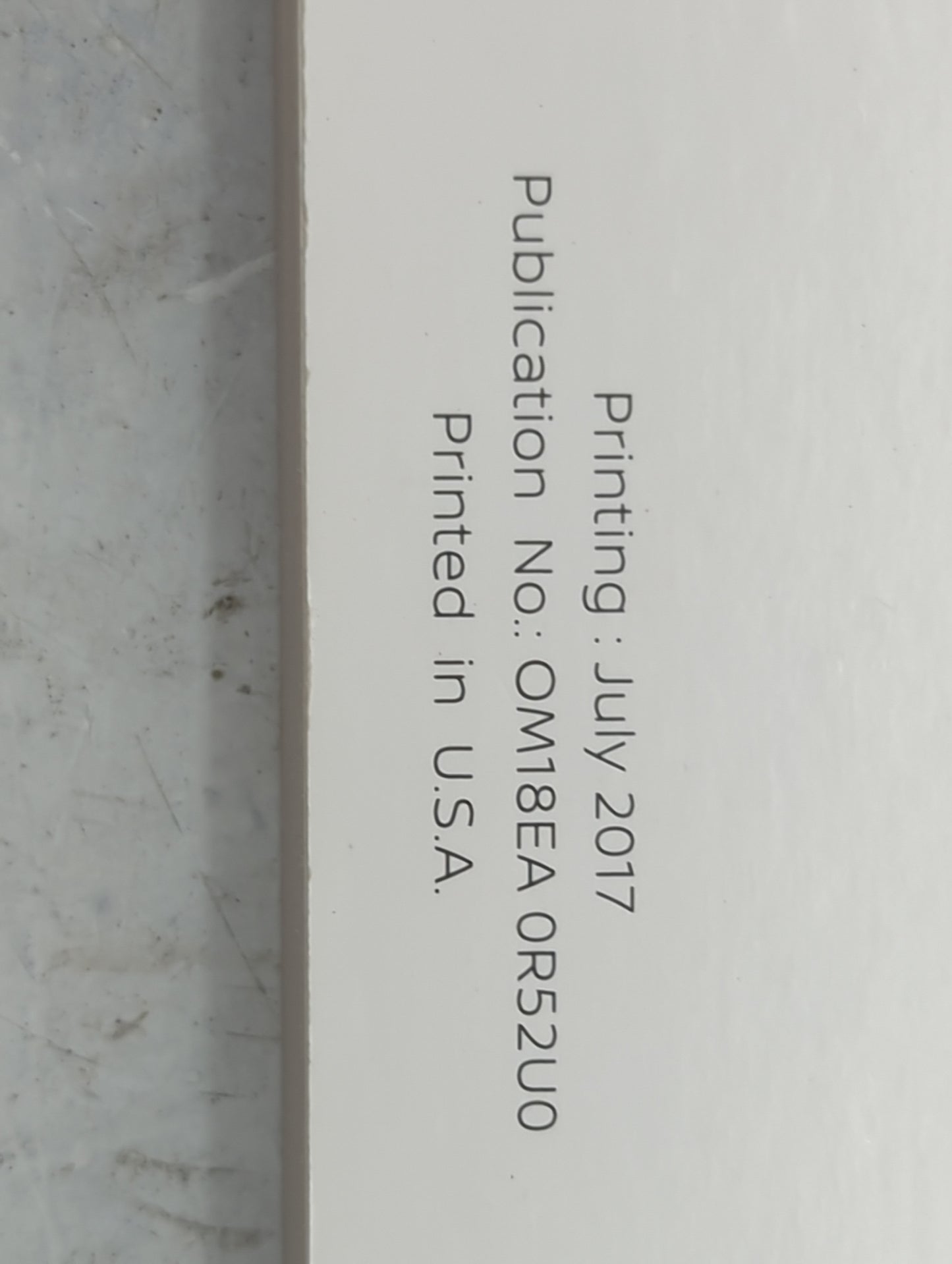 2018 Nissan Pathfinder Owners Manual Book Guide P/N:OM18EA 0R52U0 OEM Used Auto Parts - Oemusedautoparts1.com