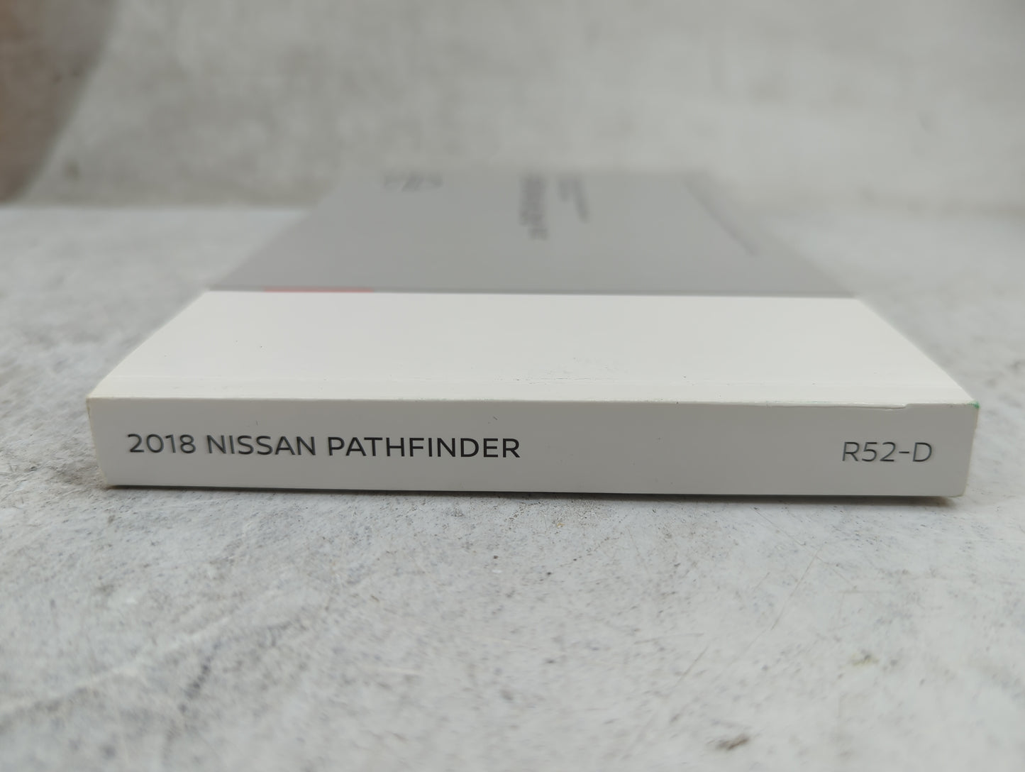 2018 Nissan Pathfinder Owners Manual Book Guide P/N:OM18EA 0R52U0 OEM Used Auto Parts - Oemusedautoparts1.com