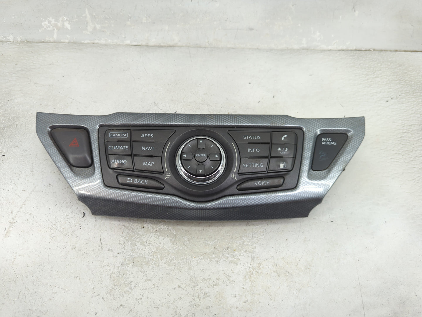 2017-2020 Nissan Pathfinder Radio Control Panel 1468631 - Oemusedautoparts1.com