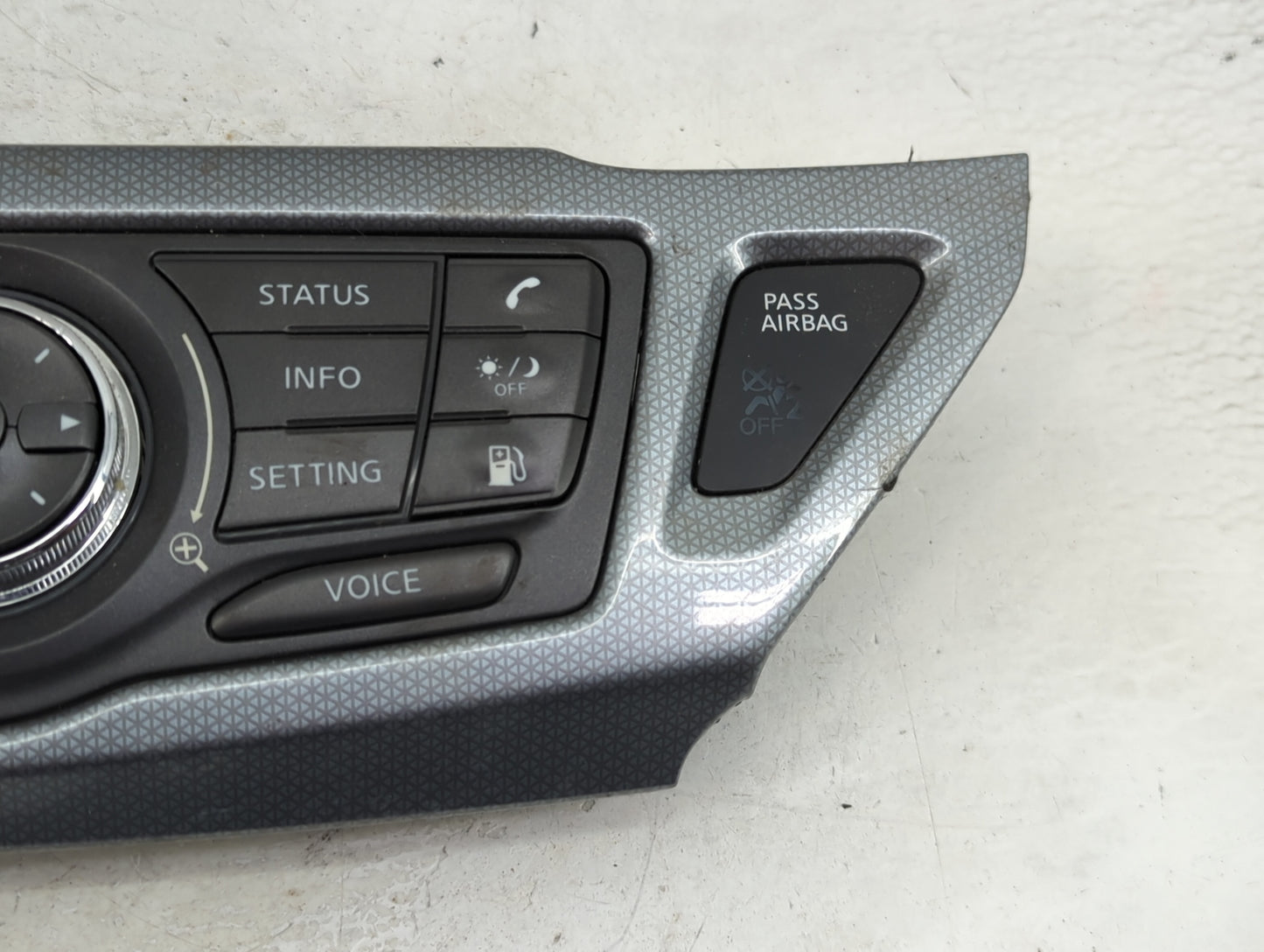 2017-2020 Nissan Pathfinder Radio Control Panel 1468631 - Oemusedautoparts1.com