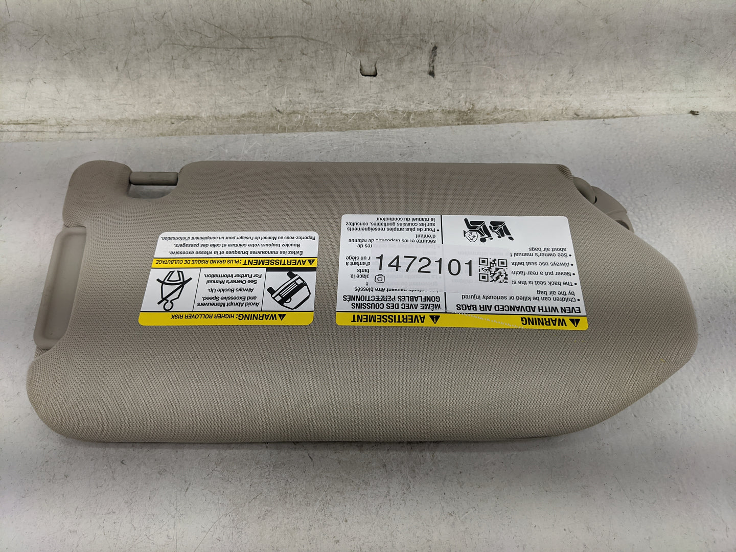 2013-2018 Nissan Pathfinder Sun Visor Shade Replacement Driver Left Mirror Fits Fits 2013 2014 2015 2016 2017 2018 2019 OEM 