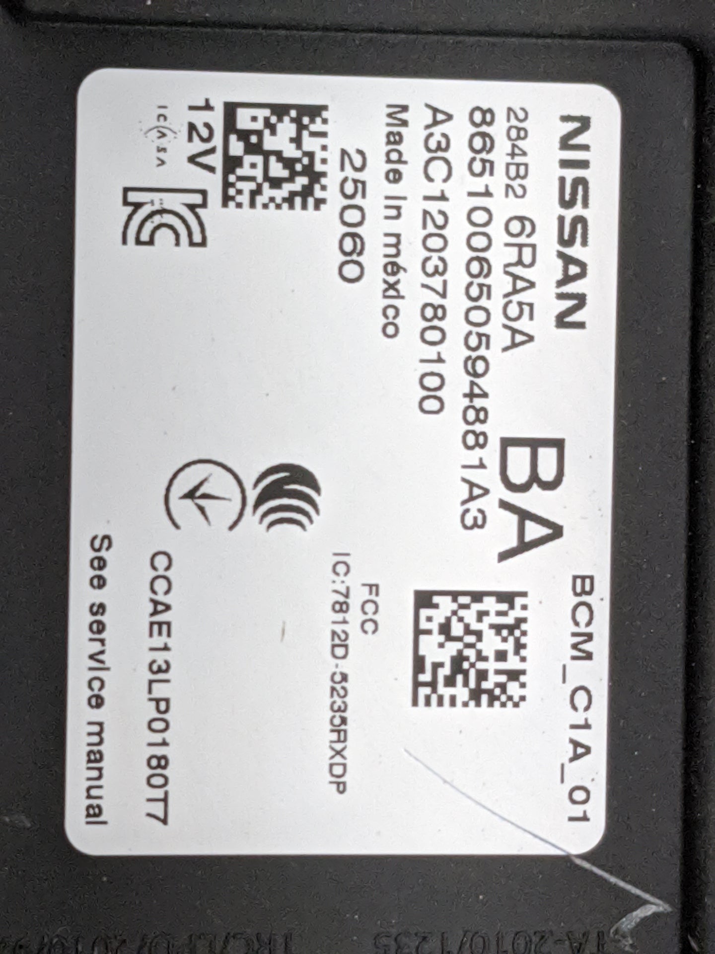 2018 Nissan Pathfinder Body Control Module Bcm - Oemusedautoparts1.com
