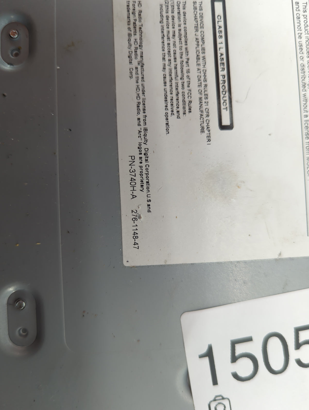 2018-2020 Nissan Pathfinder Radio Control Panel 1505896 - Oemusedautoparts1.com