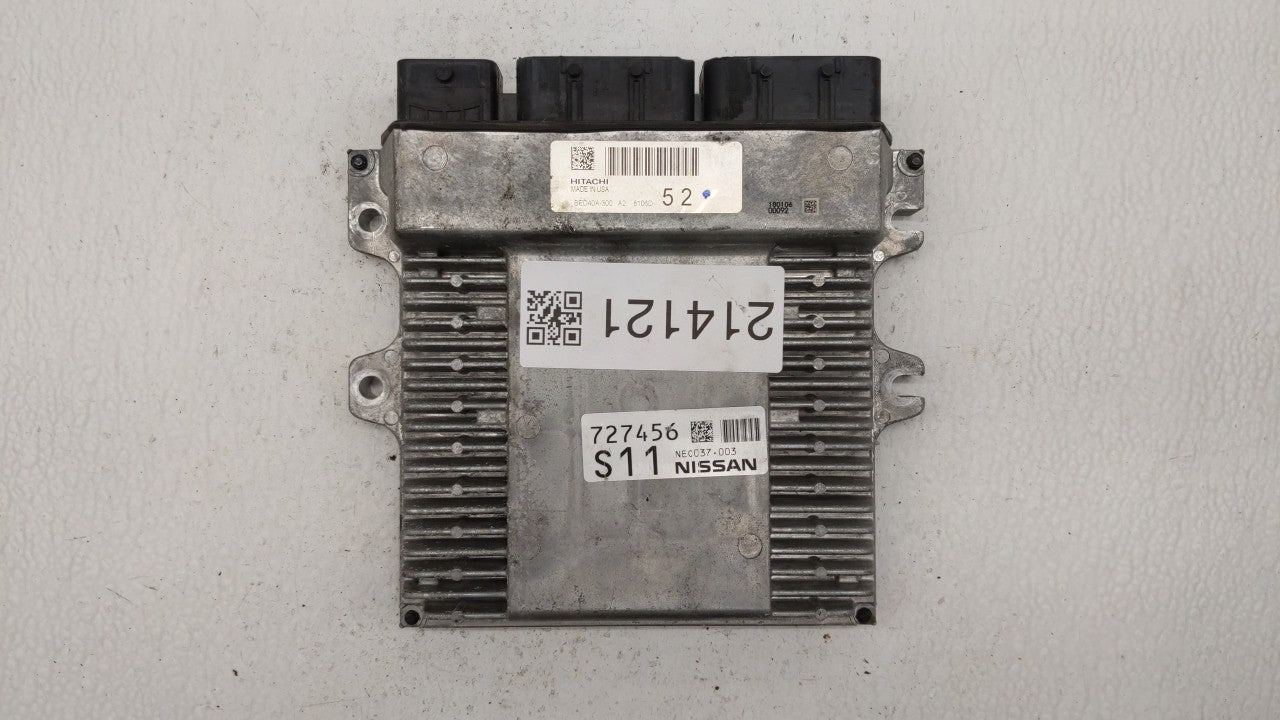 2018-2019 Nissan Pathfinder PCM Engine Control Computer ECU ECM PCU OEM P/N:237F0 9PJ1A BED40A-300, NEC038-076 Fits Fits 201