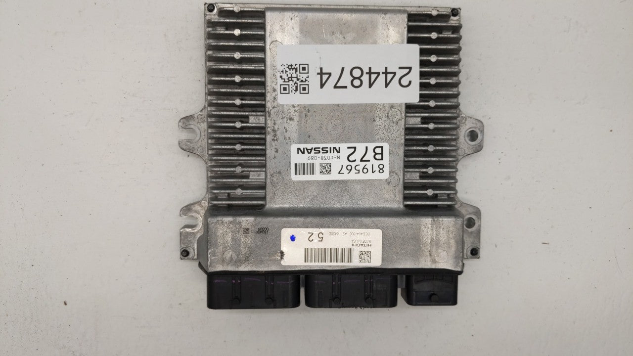 2018-2019 Nissan Pathfinder PCM Engine Control Computer ECU ECM PCU OEM P/N:BED40D-300 A1 237F0 9PJ1A Fits Fits 2018 2019 OE
