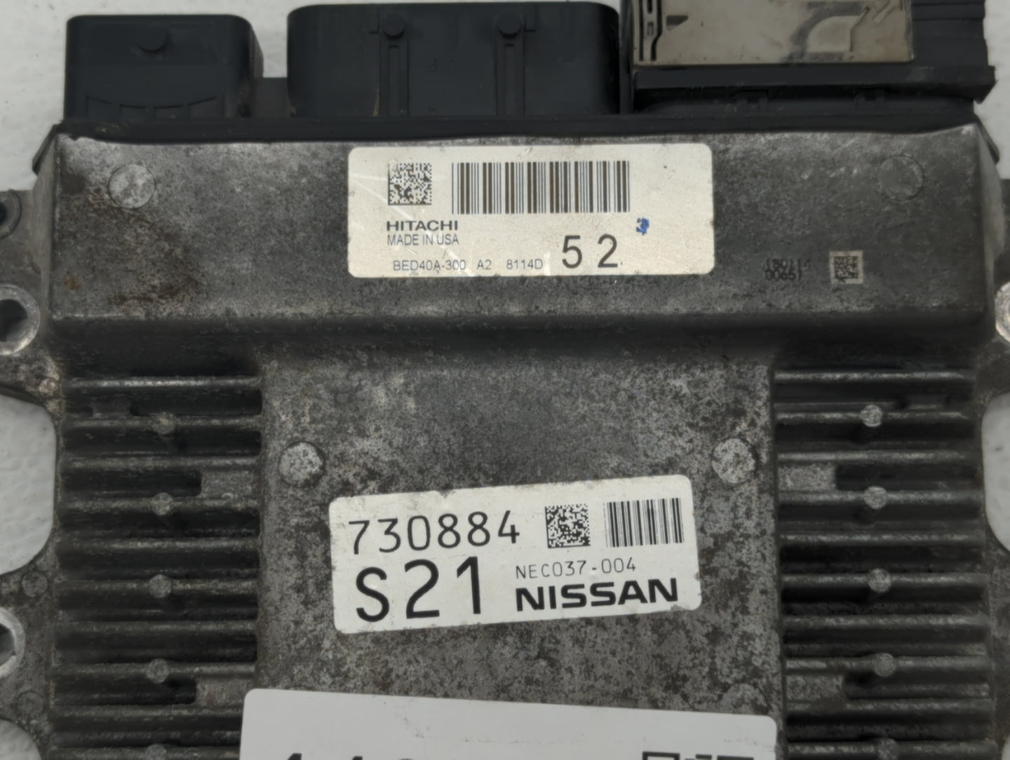 2018-2019 Nissan Pathfinder PCM Engine Control Computer ECU ECM PCU OEM P/N:NEC037-004 BED40A-300 A2 Fits Fits 2018 2019 202