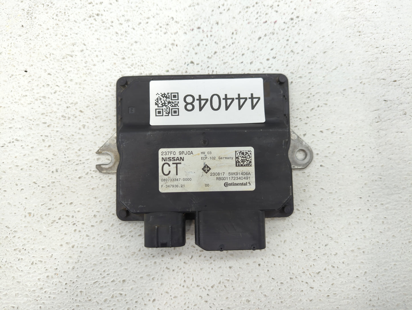 2018 Nissan Pathfinder PCM Engine Control Computer ECU ECM PCU OEM P/N:23750 9PJ1A 237F0 9PJ0A Fits Fits 2019 2020 OEM Used 