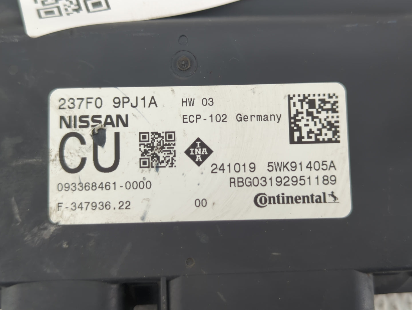 2018-2019 Nissan Pathfinder PCM Engine Control Computer ECU ECM PCU OEM P/N:237F0 9PJ1A Fits Fits 2018 2019 2020 OEM Used Au