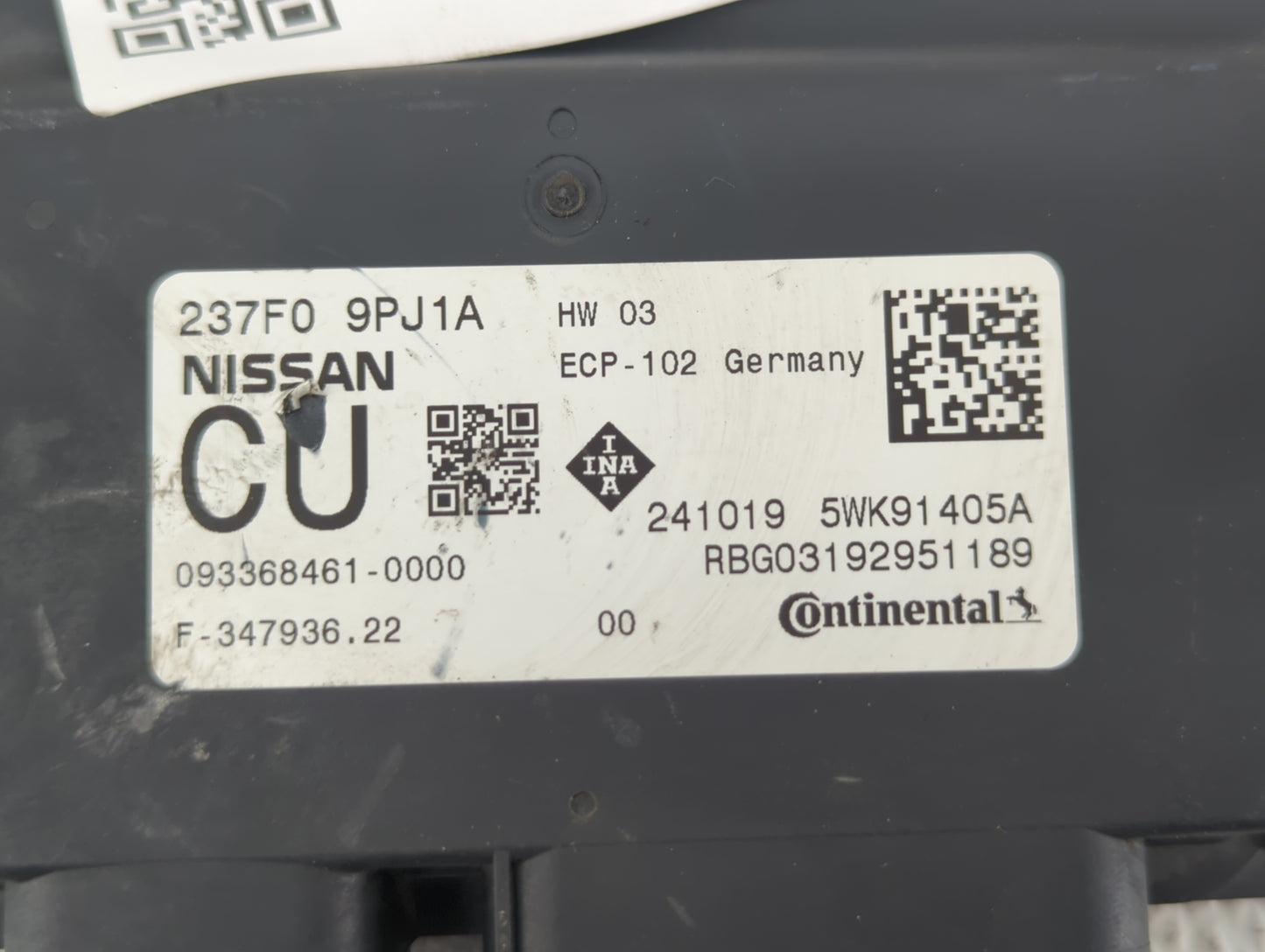 2018-2019 Nissan Pathfinder PCM Engine Control Computer ECU ECM PCU OEM P/N:237F0 9PJ1A Fits Fits 2018 2019 2020 OEM Used Au