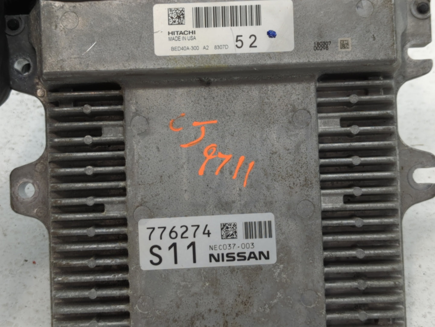2018-2019 Nissan Pathfinder PCM Engine Control Computer ECU ECM PCU OEM P/N:NEC037-003 NEC046-059 Fits Fits 2018 2019 2020 O