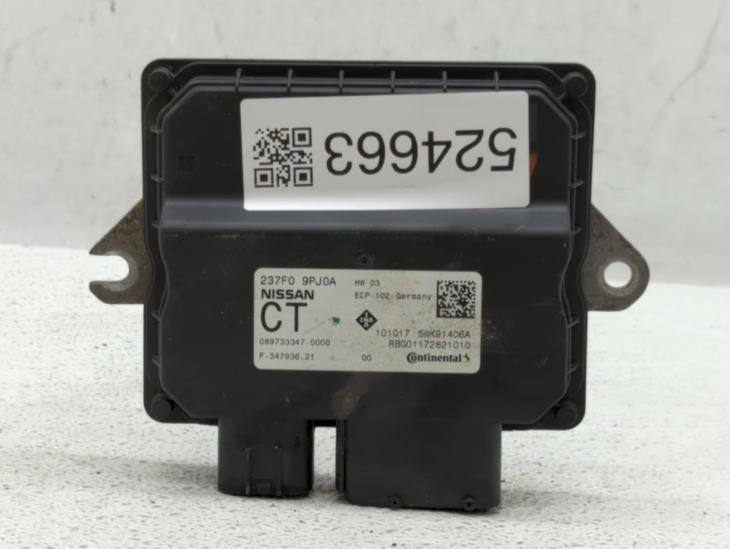 2018 Nissan Pathfinder PCM Engine Control Computer ECU ECM PCU OEM P/N:237F0 9PJ0A 23750 9PJ1A Fits Fits 2019 2020 OEM Used 