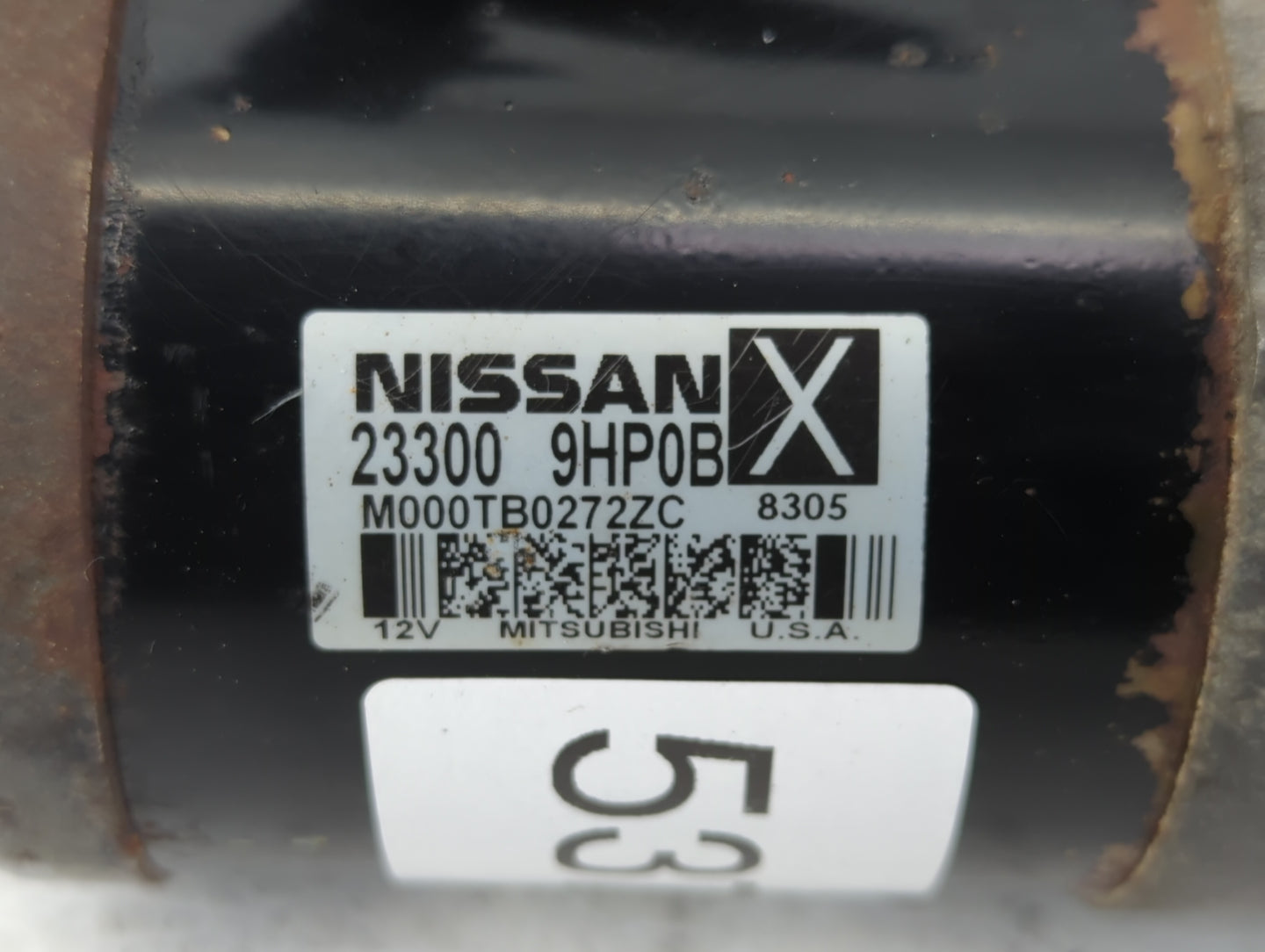 2015-2020 Nissan Pathfinder Car Starter Motor Solenoid OEM P/N:M000TB0272ZC 23300 9HP0B Fits OEM Used Auto Parts - Oemusedau
