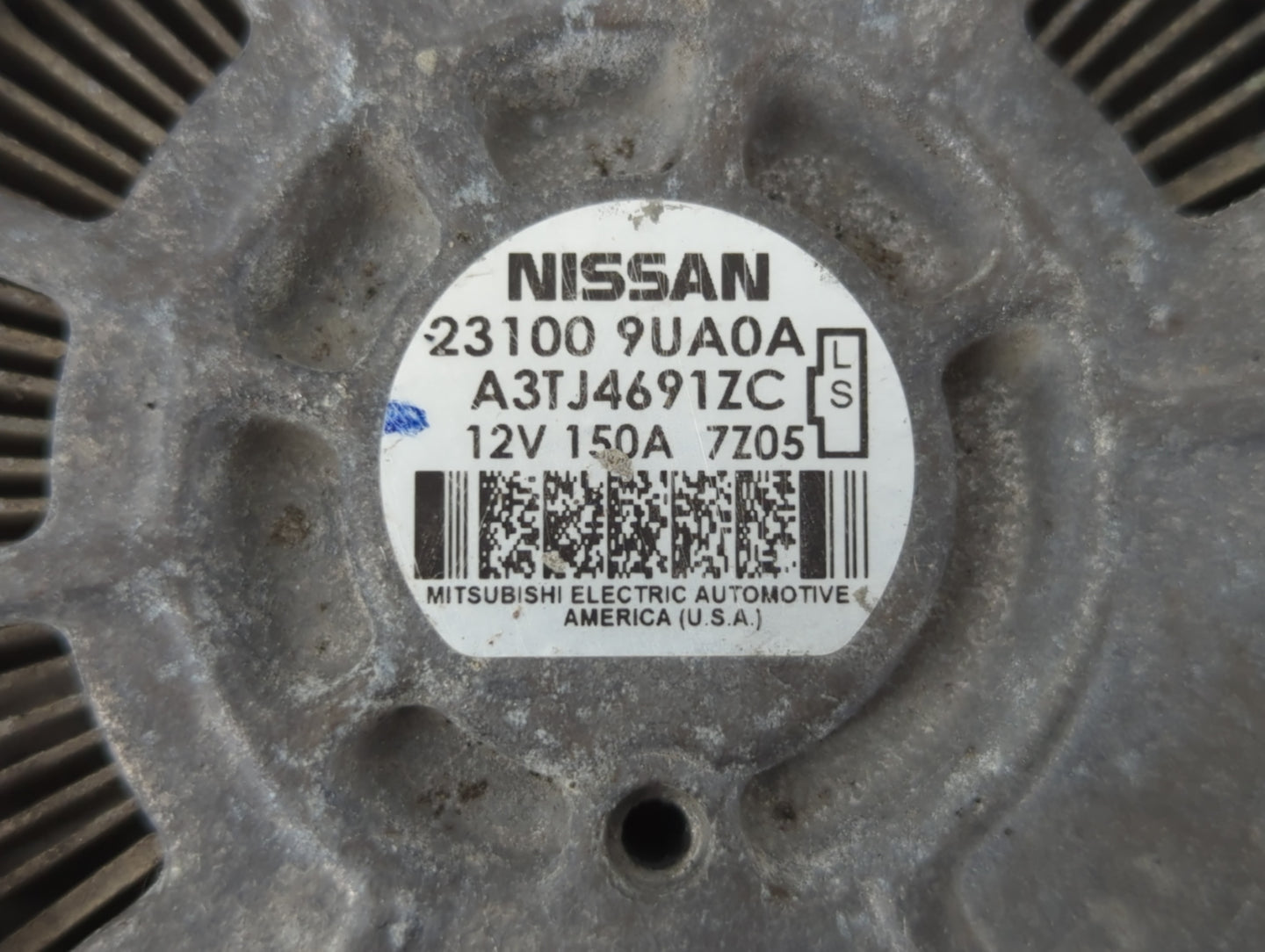 2017-2020 Nissan Pathfinder Alternator Replacement Generator Charging Assembly Engine OEM P/N:23100 9UA0A Fits OEM Used Auto