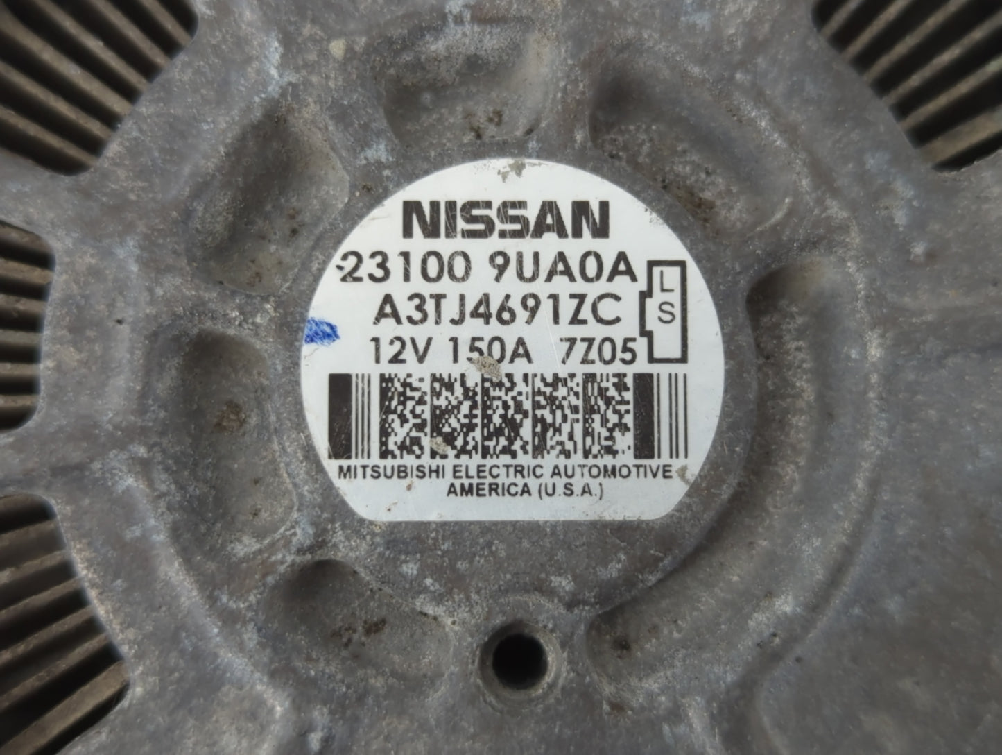 2017-2020 Nissan Pathfinder Alternator Replacement Generator Charging Assembly Engine OEM P/N:23100 9UA0A Fits OEM Used Auto