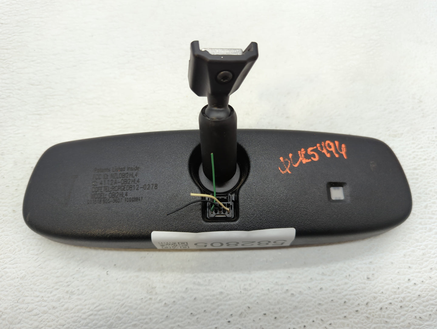 2013-2022 Nissan Pathfinder Interior Rear View Mirror Replacement OEM P/N:4112A-0B12HL4 NZL0B12HL4 Fits OEM Used Auto Parts 