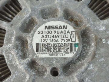 2017-2020 Nissan Pathfinder Alternator Replacement Generator Charging Assembly Engine OEM P/N:23100 9UA0A Fits OEM Used Auto Parts