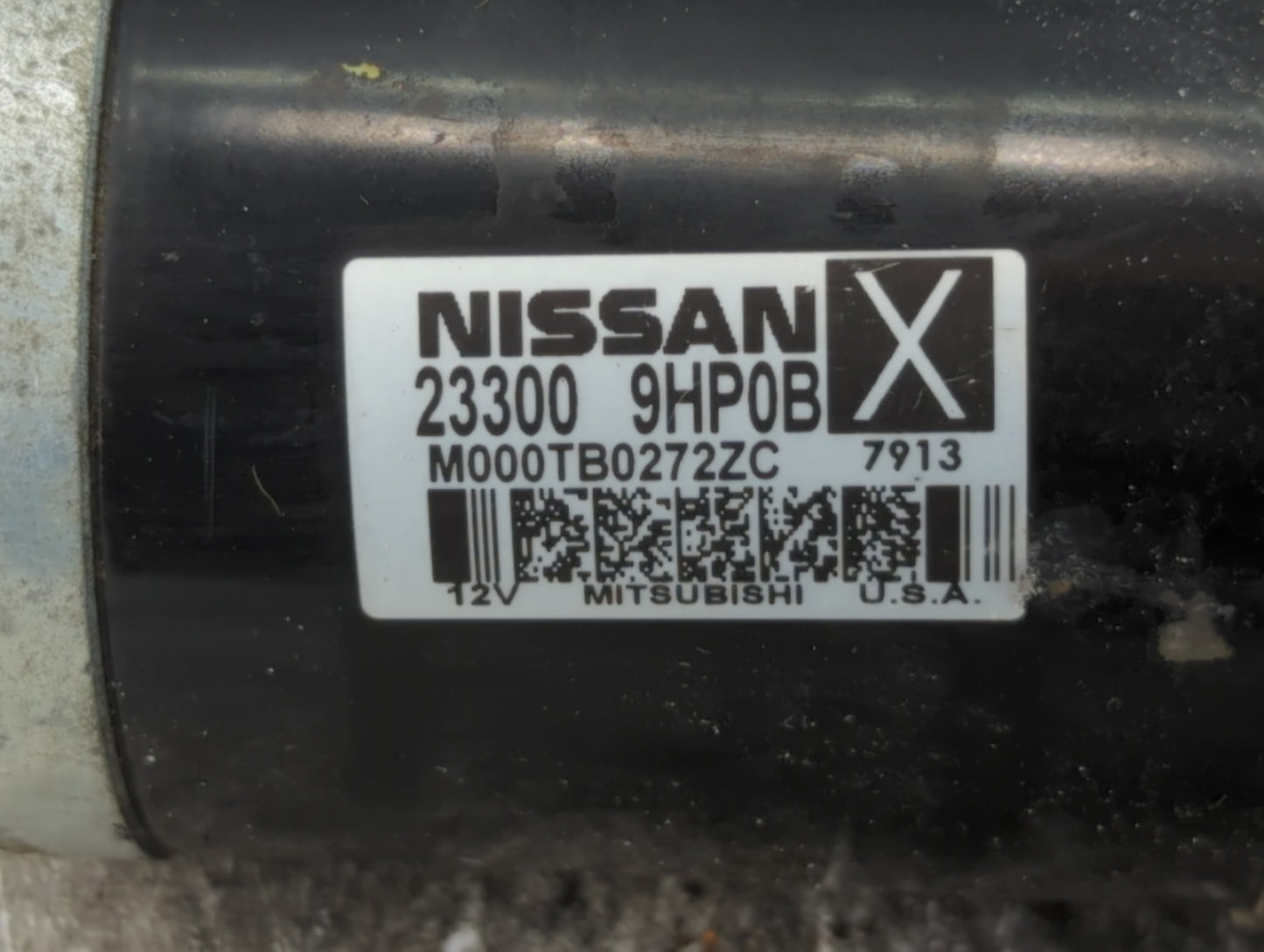 2015-2020 Nissan Pathfinder Car Starter Motor Solenoid OEM P/N:23300 9HP0B Fits Fits 2015 2016 2017 2018 2019 2020 2021 2022