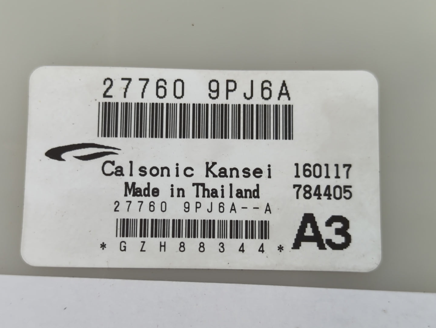 2018-2018 Nissan Pathfinder Temperature Control Module 27760 9pj6a - Oemusedautoparts1.com