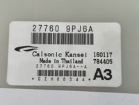 2018-2018 Nissan Pathfinder Temperature Control Module 27760 9pj6a - Oemusedautoparts1.com