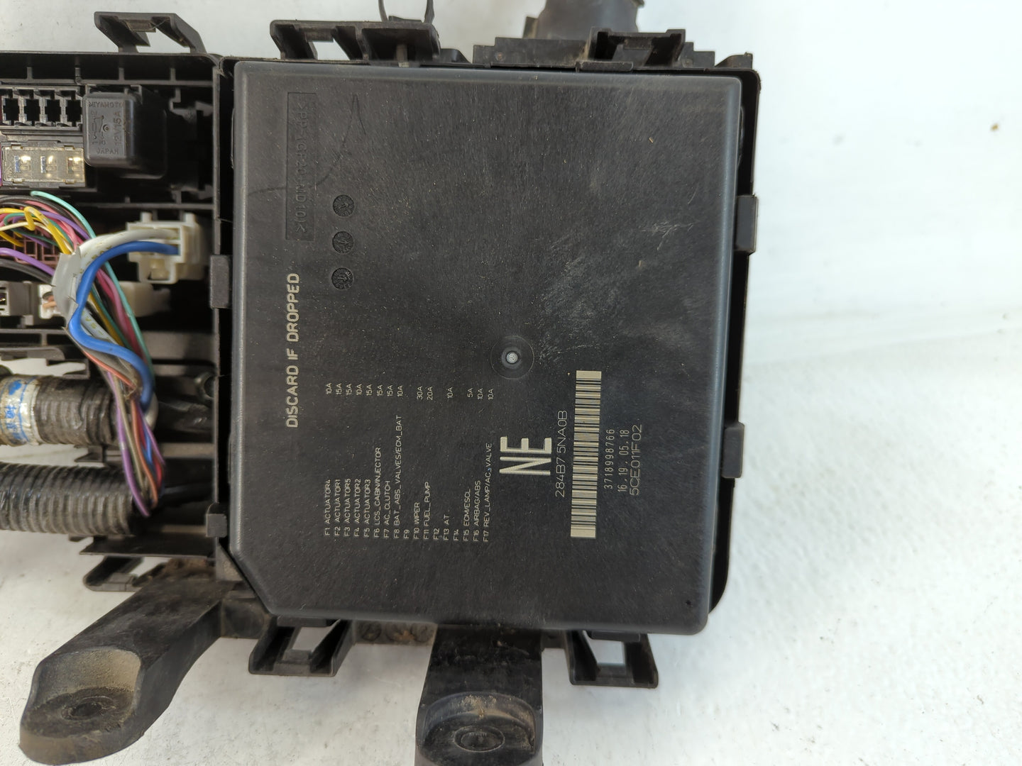 2017-2021 Nissan Qashqai Fusebox Fuse Box Panel Relay Module P/N:284B7 5NA0B Fits Fits 2017 2018 2019 2020 2021 2022 OEM Use
