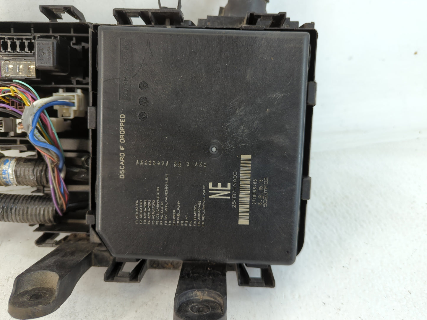 2017-2021 Nissan Qashqai Fusebox Fuse Box Panel Relay Module P/N:284B7 5NA0B Fits Fits 2017 2018 2019 2020 2021 2022 OEM Use