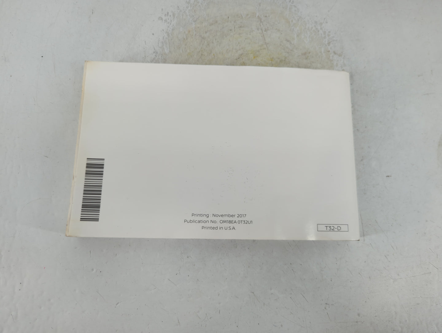 2018 Nissan Rogue Owners Manual Book Guide P/N:OM18EA 0T32U1 OEM Used Auto Parts - Oemusedautoparts1.com