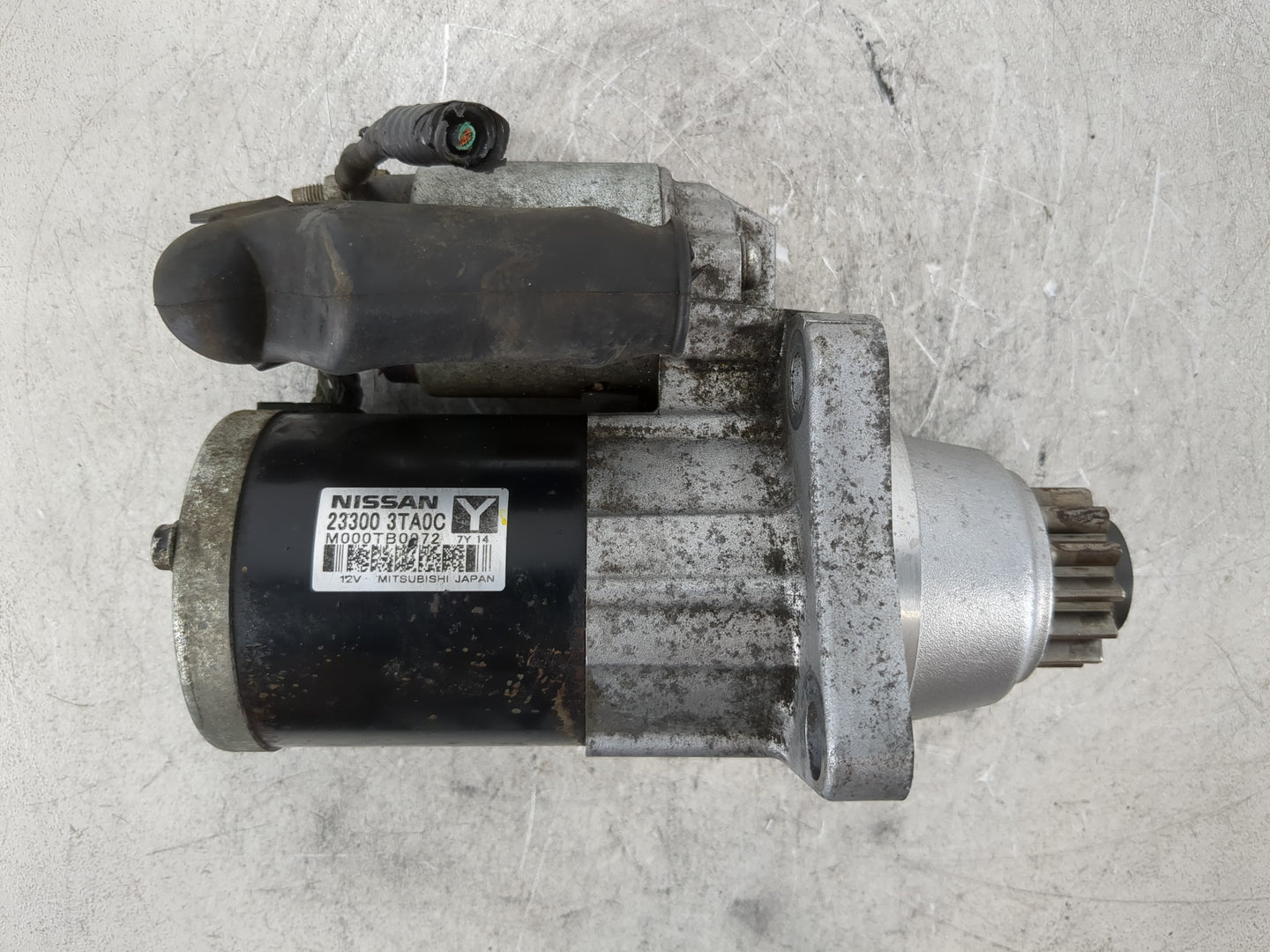 2015-2020 Nissan Rogue Car Starter Motor Solenoid OEM P/N:23300 3TA0C Fits Fits 2015 2016 2017 2018 2019 2020 OEM Used Auto 