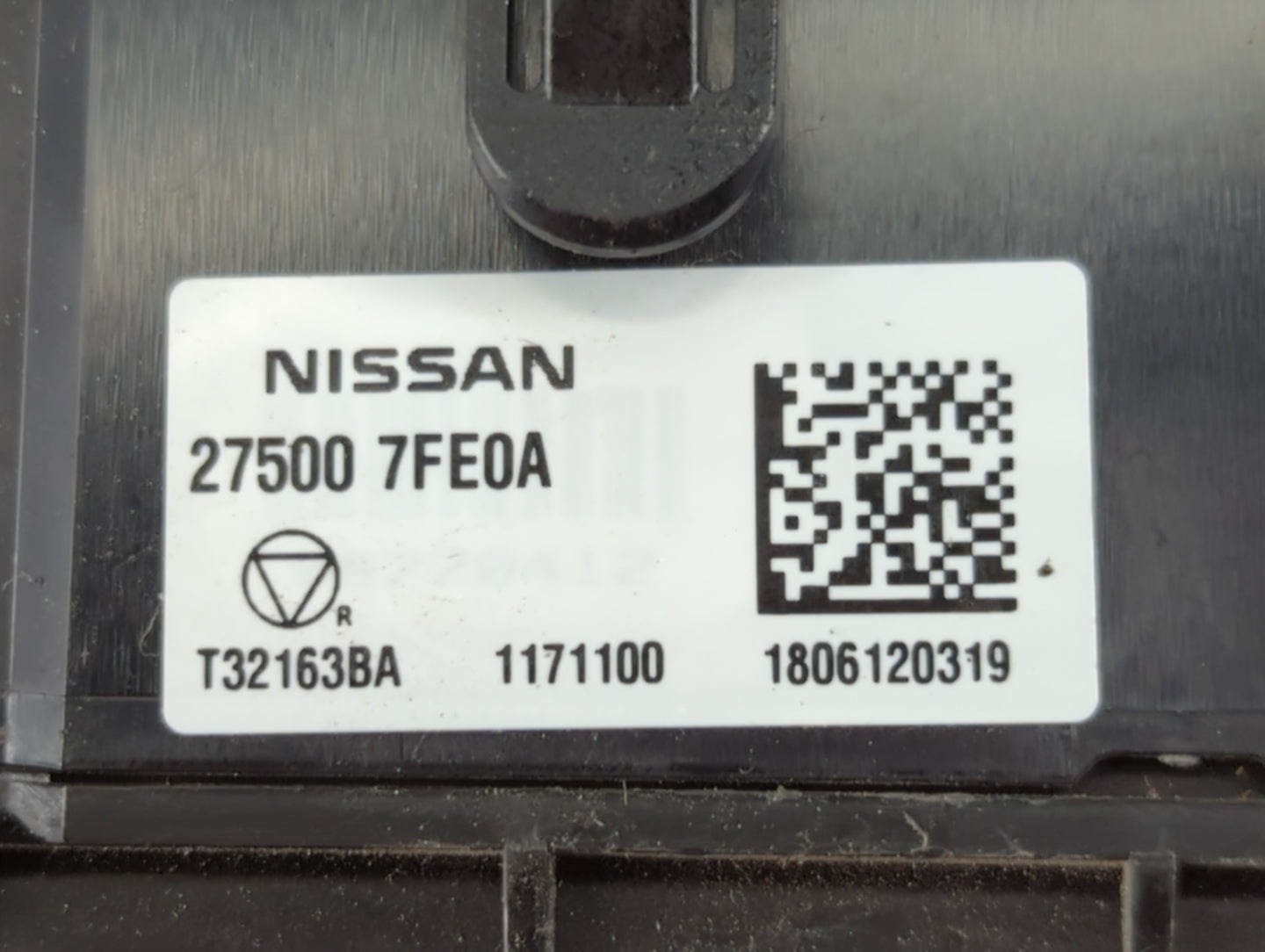 2017-2020 Nissan Rogue Climate Control Module Temperature AC/Heater Replacement P/N:27500 7FE0A Fits Fits 2017 2018 2019 202