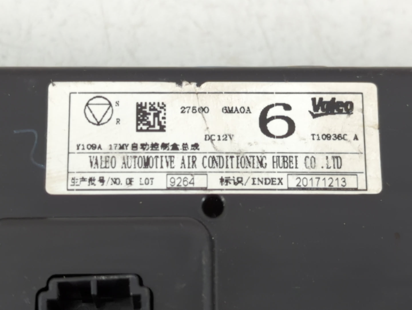 2017-2020 Nissan Rogue Climate Control Module Temperature AC/Heater Replacement P/N:27500 6MA0A Fits Fits 2017 2018 2019 202
