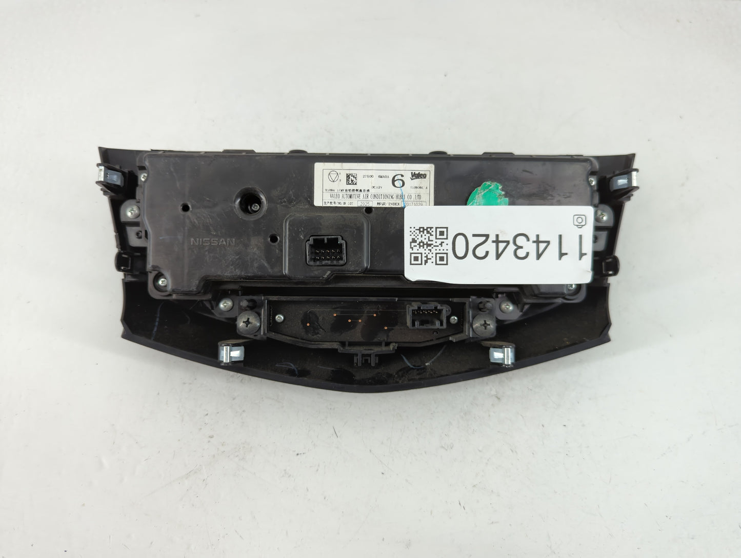2017-2022 Nissan Rogue Climate Control Module Temperature AC/Heater Replacement P/N:27500 6MA0A Fits OEM Used Auto Parts - O