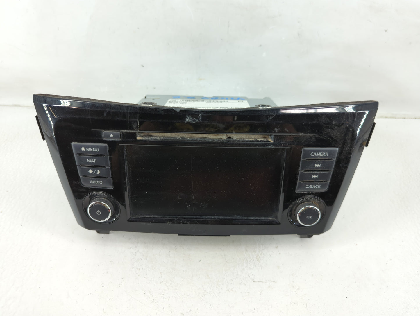 2018-2022 Nissan Rogue Radio AM FM Cd Player Receiver Replacement P/N:259158FM0A Fits Fits 2018 2019 2020 2021 2022 OEM Used
