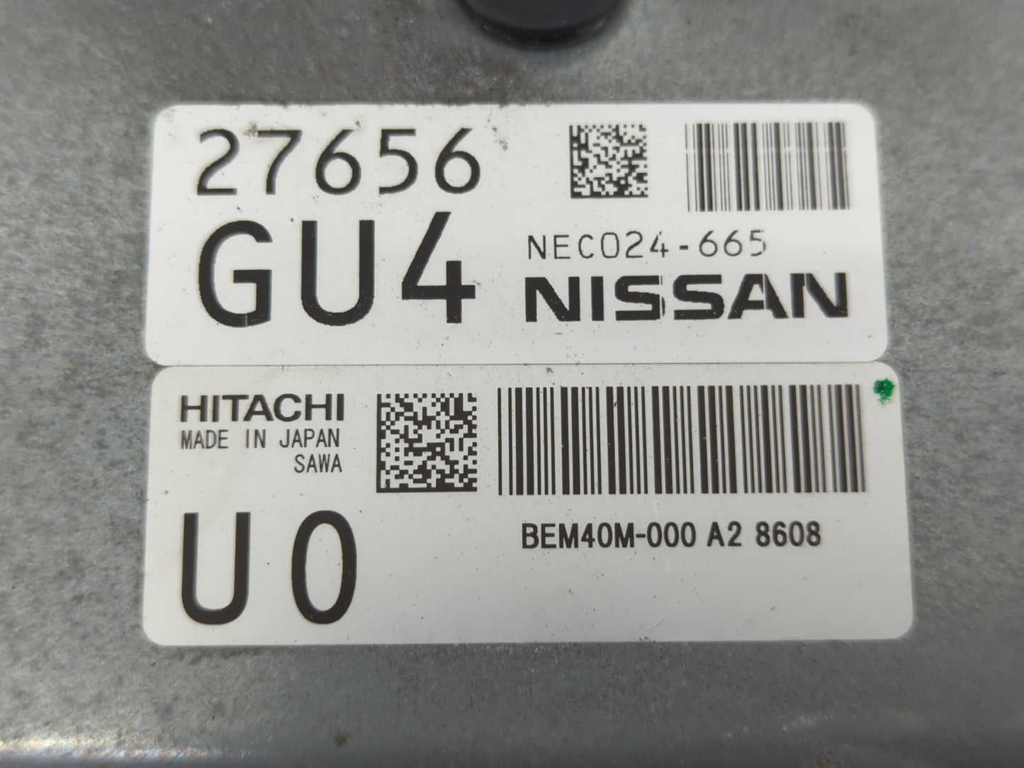 2018-2020 Nissan Rogue PCM Engine Control Computer ECU ECM PCU OEM P/N:NEC024-665 Fits Fits 2018 2019 2020 OEM Used Auto Par