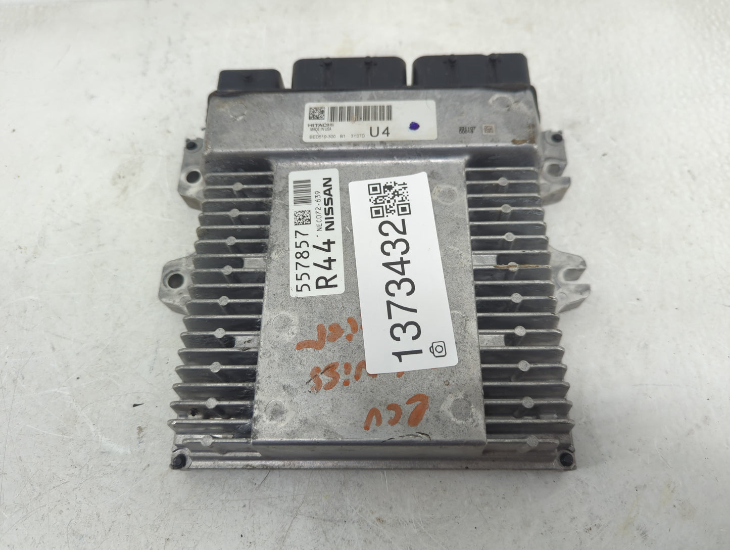 2018-2019 Nissan Rogue PCM Engine Control Computer ECU ECM PCU OEM P/N:NEC072-639 Fits Fits 2018 2019 OEM Used Auto Parts - 