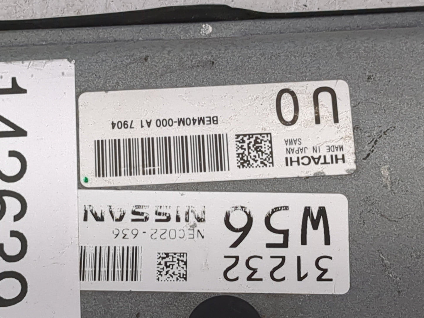 2018-2020 Nissan Rogue PCM Engine Control Computer ECU ECM PCU OEM P/N:NEC022-636 BEM40M-000 A1 Fits Fits 2018 2019 2020 OEM