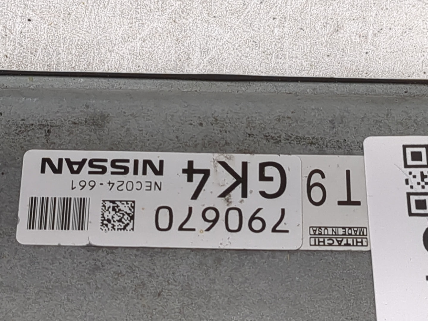 2018-2020 Nissan Rogue PCM Engine Control Computer ECU ECM PCU OEM P/N:NEC024-661 Fits Fits 2018 2019 2020 OEM Used Auto Par