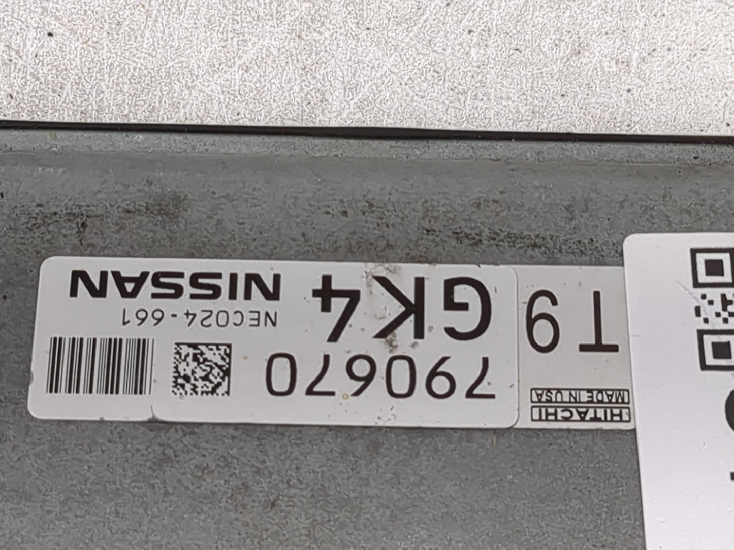 2018-2020 Nissan Rogue PCM Engine Control Computer ECU ECM PCU OEM P/N:NEC024-661 Fits Fits 2018 2019 2020 OEM Used Auto Par