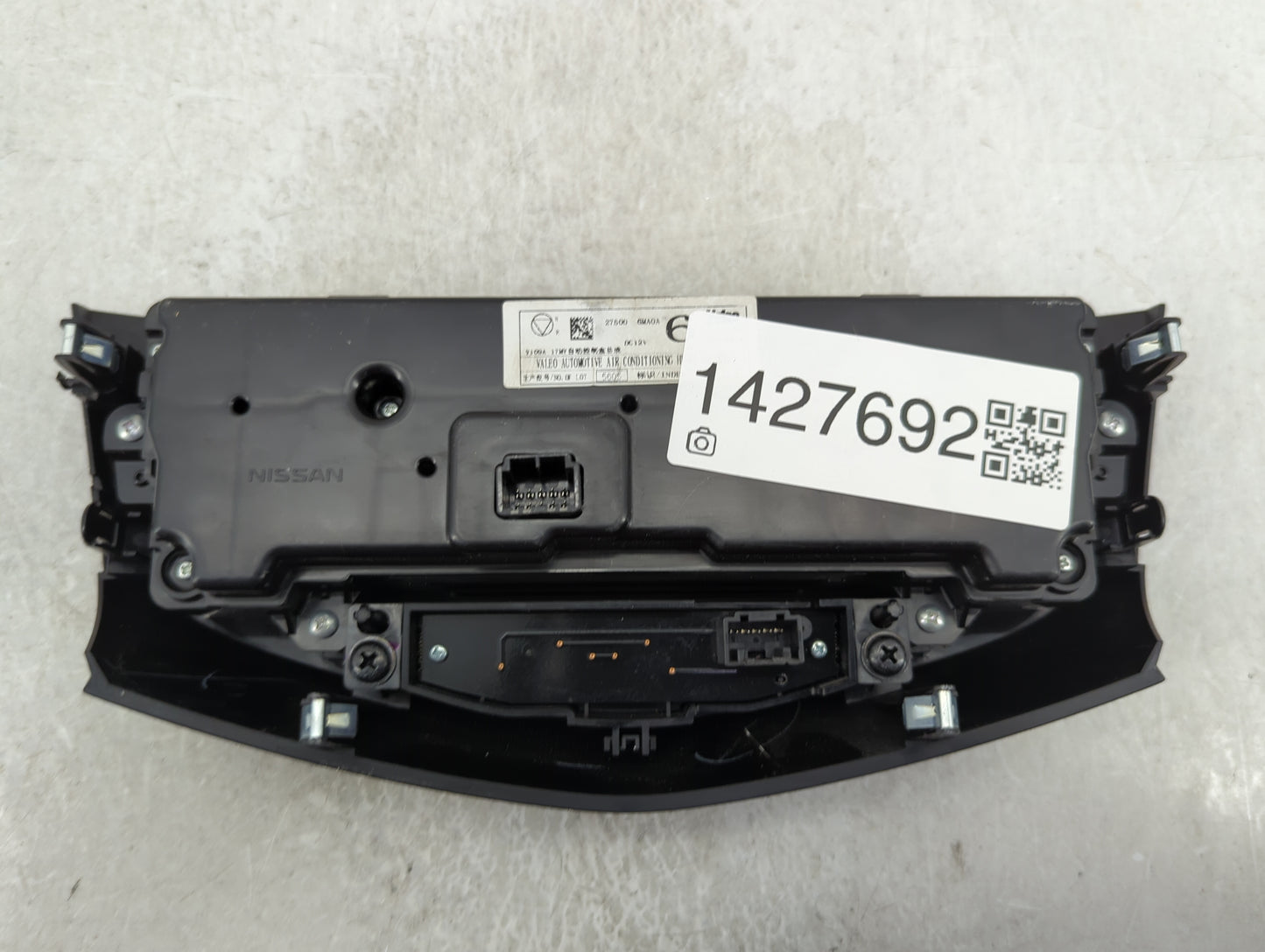 2017-2020 Nissan Rogue Climate Control Module Temperature AC/Heater Replacement P/N:27500 6MA0A Fits Fits 2017 2018 2019 202