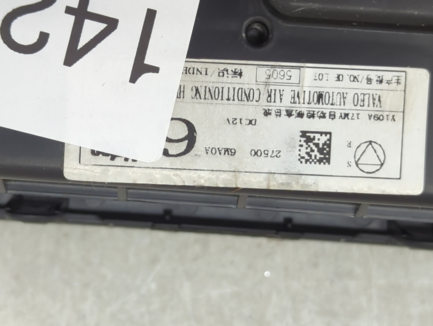 2017-2020 Nissan Rogue Climate Control Module Temperature AC/Heater Replacement P/N:27500 6MA0A Fits Fits 2017 2018 2019 202
