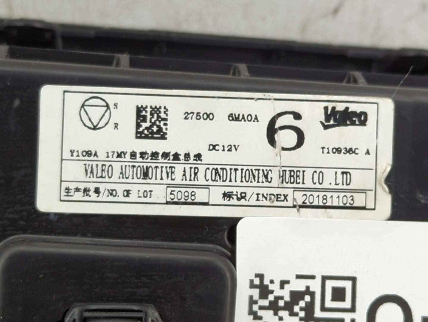 2017-2022 Nissan Rogue Climate Control Module Temperature AC/Heater Replacement P/N:27500 6MA0A T10936C Fits OEM Used Auto P