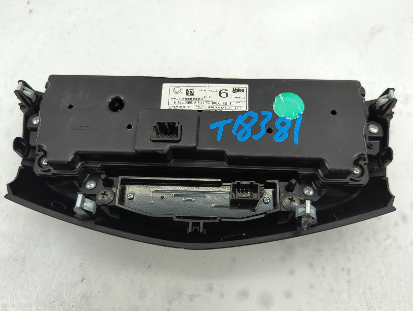 2017-2022 Nissan Rogue Climate Control Module Temperature AC/Heater Replacement P/N:27500 6MA0A Fits OEM Used Auto Parts - O