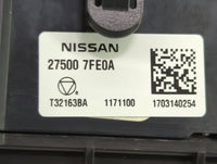 2017-2020 Nissan Rogue Climate Control Module Temperature AC/Heater Replacement P/N:27500 7FE0A Fits Fits 2017 2018 2019 202